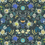 Brocart Decoratif Velours Indigo — Designers Guild tapet