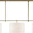 Hand-Rubbed Antique Brass with Linen Shades