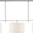 Polished Nickel with Linen Shades