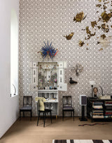 Cactus room setting — Pierre Frey wallpaper