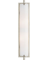 Calliope Vägglampa Tall — Thomas O'Brien for Visual Comfort & Co. — Polished Nickel with White Glass