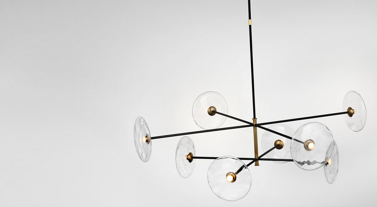Calvino X-Large Radial Takkrona — Ian K. Fowler for Visual Comfort & Co. detaljbild