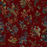 Campbell Floral Lacquer Red — Ralph Lauren Home tyg