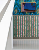 Cancun room setting — Pierre Frey wallpaper