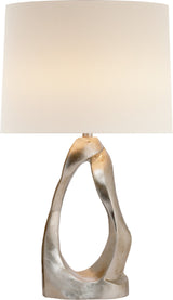 Cannes Bordslampa Burnished Silver Leaf