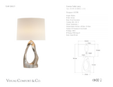Cannes Bordslampa måttskiss