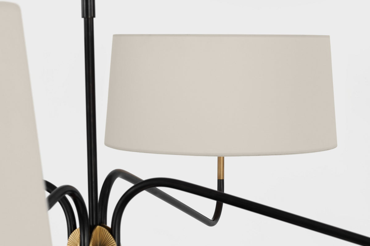 Canto Grande Four Arm Chandelier — Thomas O'Brien for Visual Comfort & Co. detail