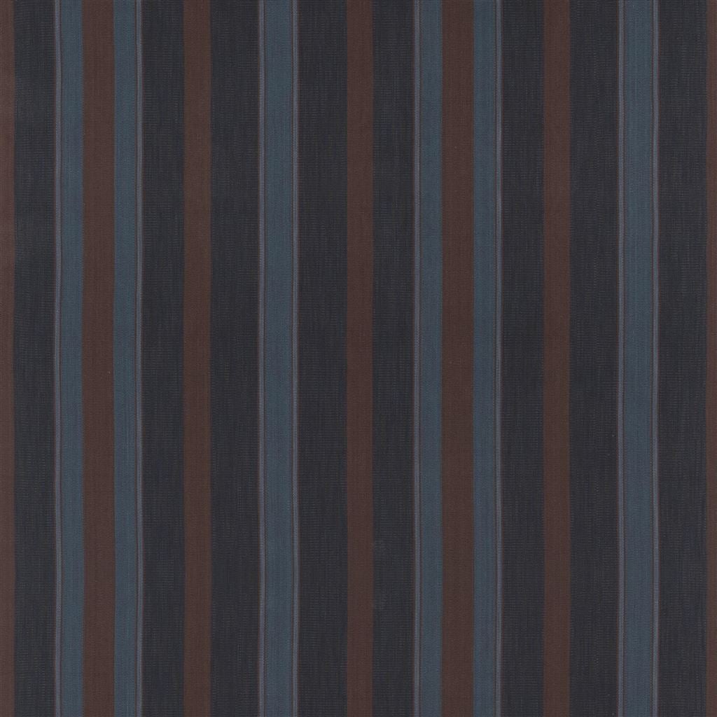 Canyon Stripe Overdyed Blue — Ralph Lauren Home tyg