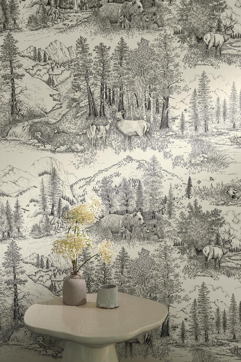 Caribou sfeerbeeld — Pierre Frey behang