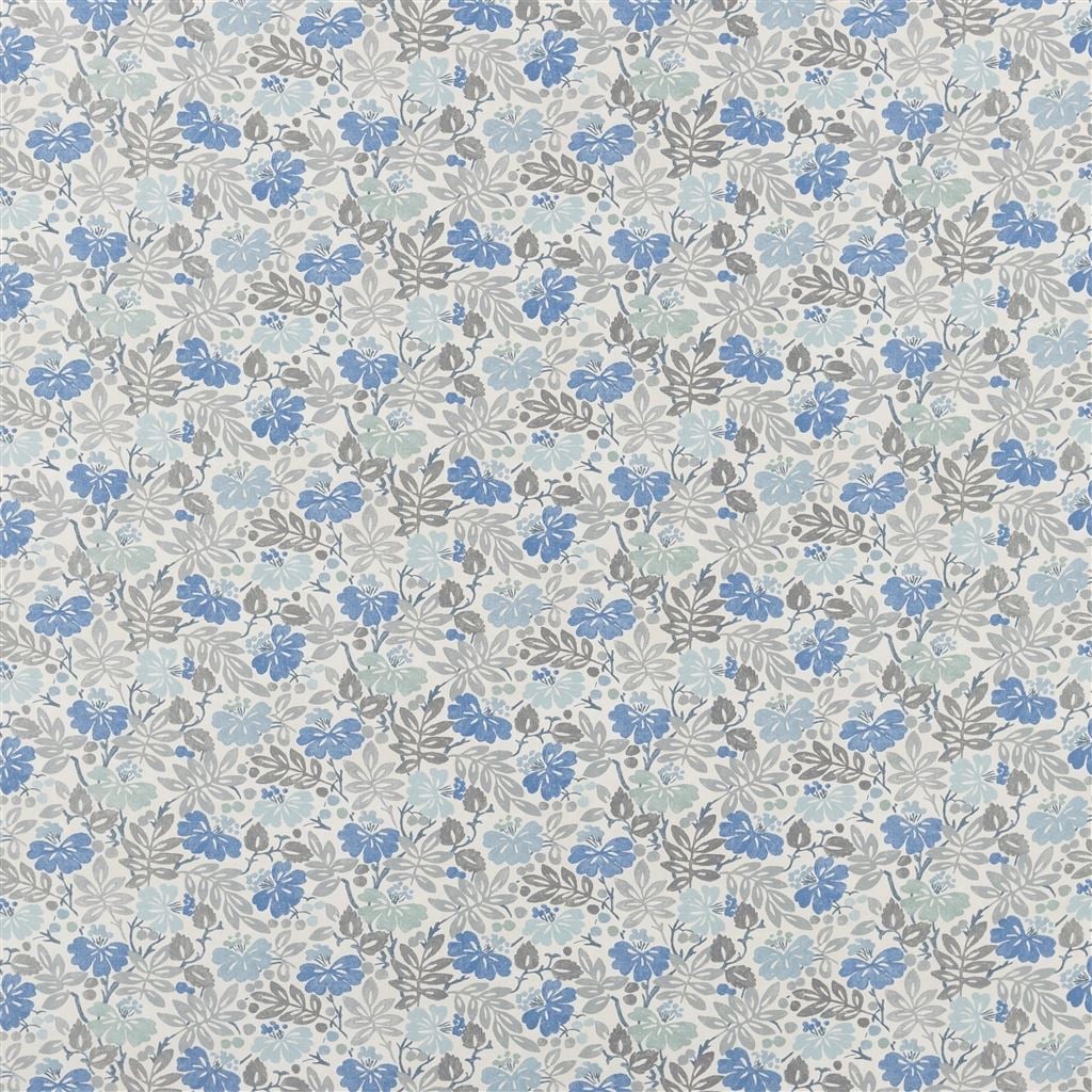 Carlisle Fauna Woad — Designers Guild tyg