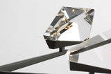 Carraig 52" 5 Light Takkrona — Waterford for Visual Comfort & Co. — Bronze with Clear Crystal detaljbild