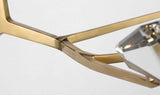 Carraig 52" 5 Light Takkrona — Waterford for Visual Comfort & Co. — Natural Brass with Clear Crystal detaljbild