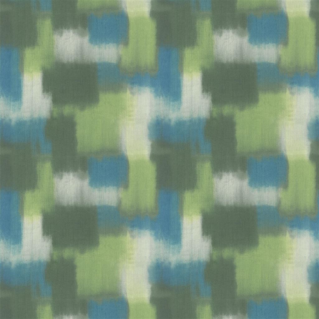 Carres Ombres Moss — Designers Guild tyg