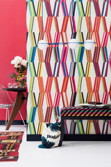 Carriacou room setting — Pierre Frey wallpaper