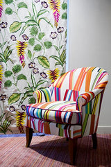 Carriacou room setting — Pierre Frey wallpaper