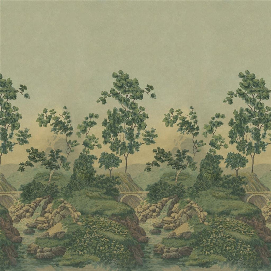 Castle Scene 2 Forest Tapet — Designers Guild