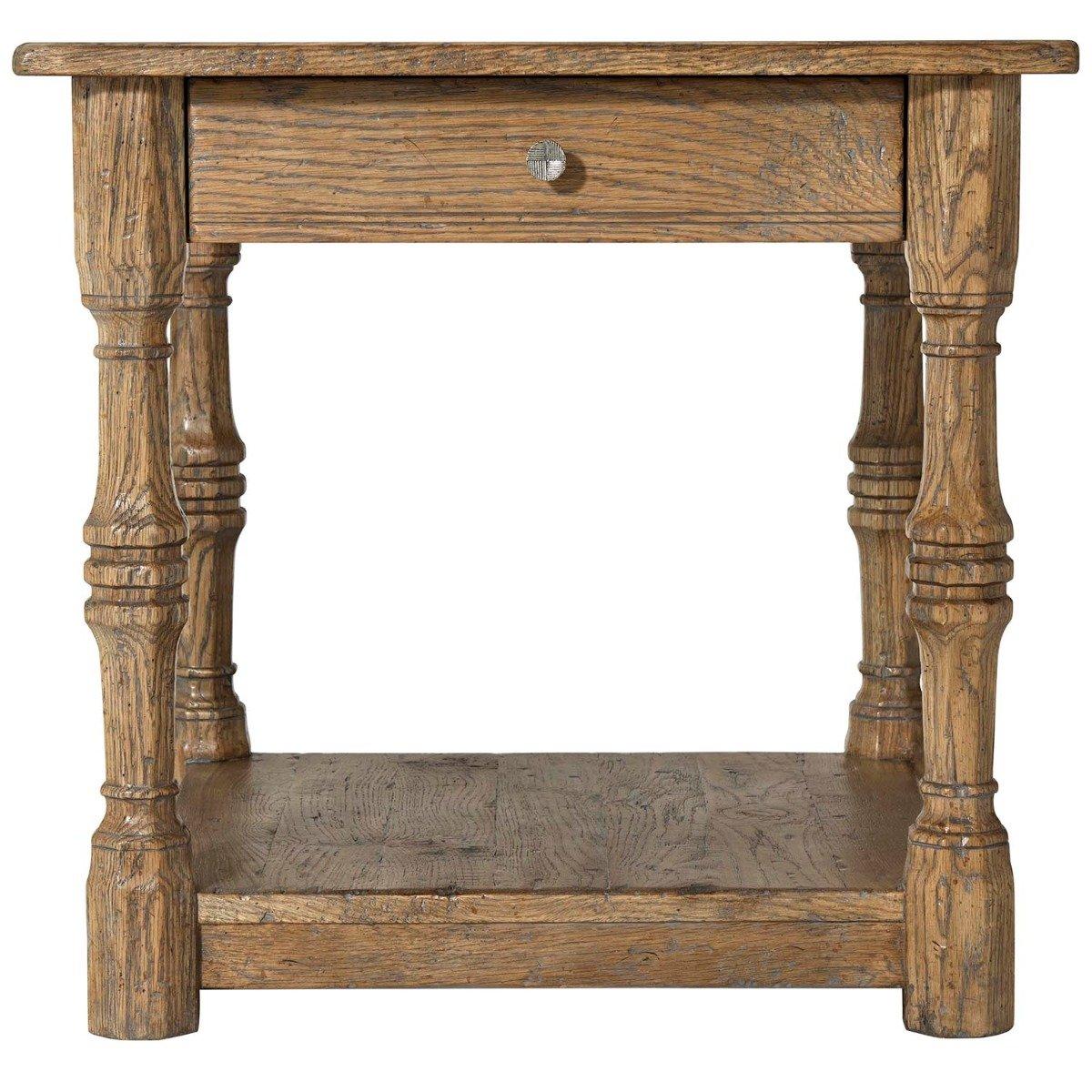 Side Table Galloway in Echo Oak - theodore-alexander