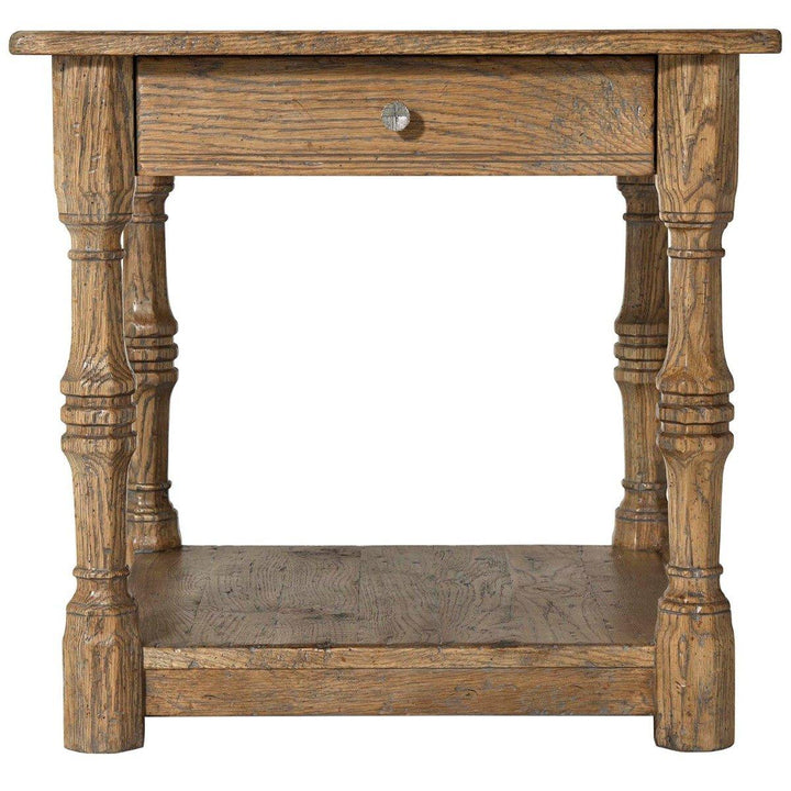 Side Table Galloway in Echo Oak - theodore-alexander