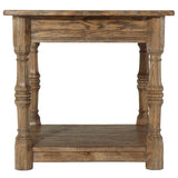 Side Table Galloway in Echo Oak - theodore-alexander