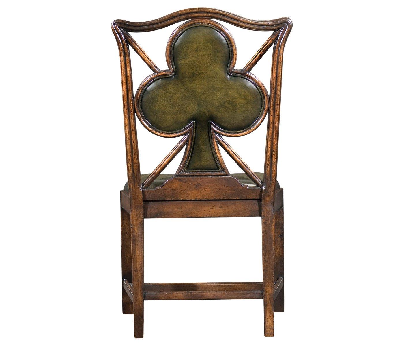 Chair Club Playing Card - English Green Leather