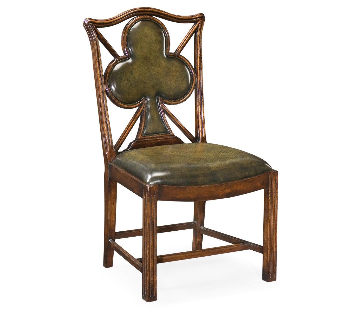 Chair Club Playing Card - English Green Leather