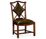 Chair Diamond Playing Card - English Green Leather