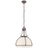 Bronze With White Glass