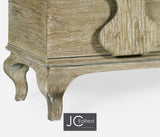 Chest of Drawers Eclectic with Marble Top - Limed Acacia