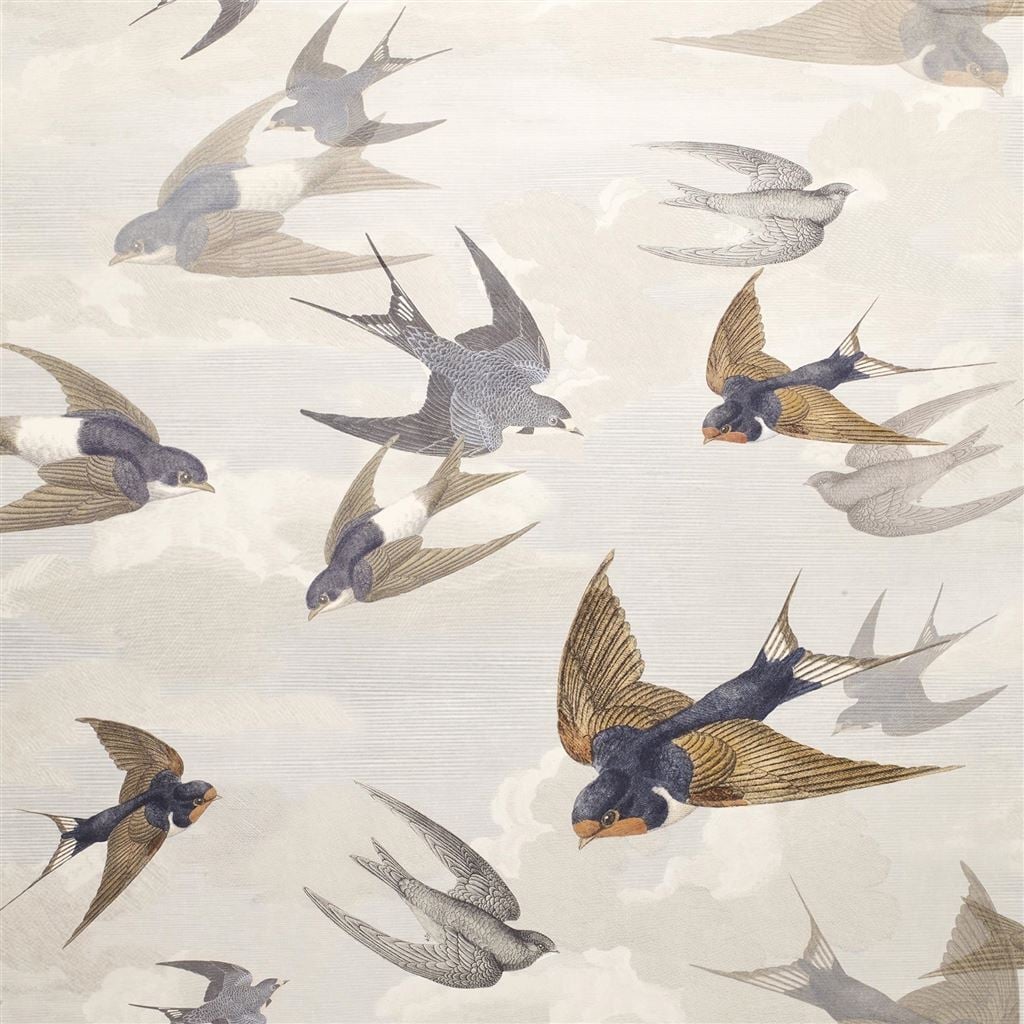 Chimney Swallows Dawn — Designers Guild tapet