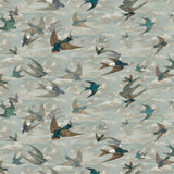 Chimney Swallows Sky Blue — Designers Guild tyg