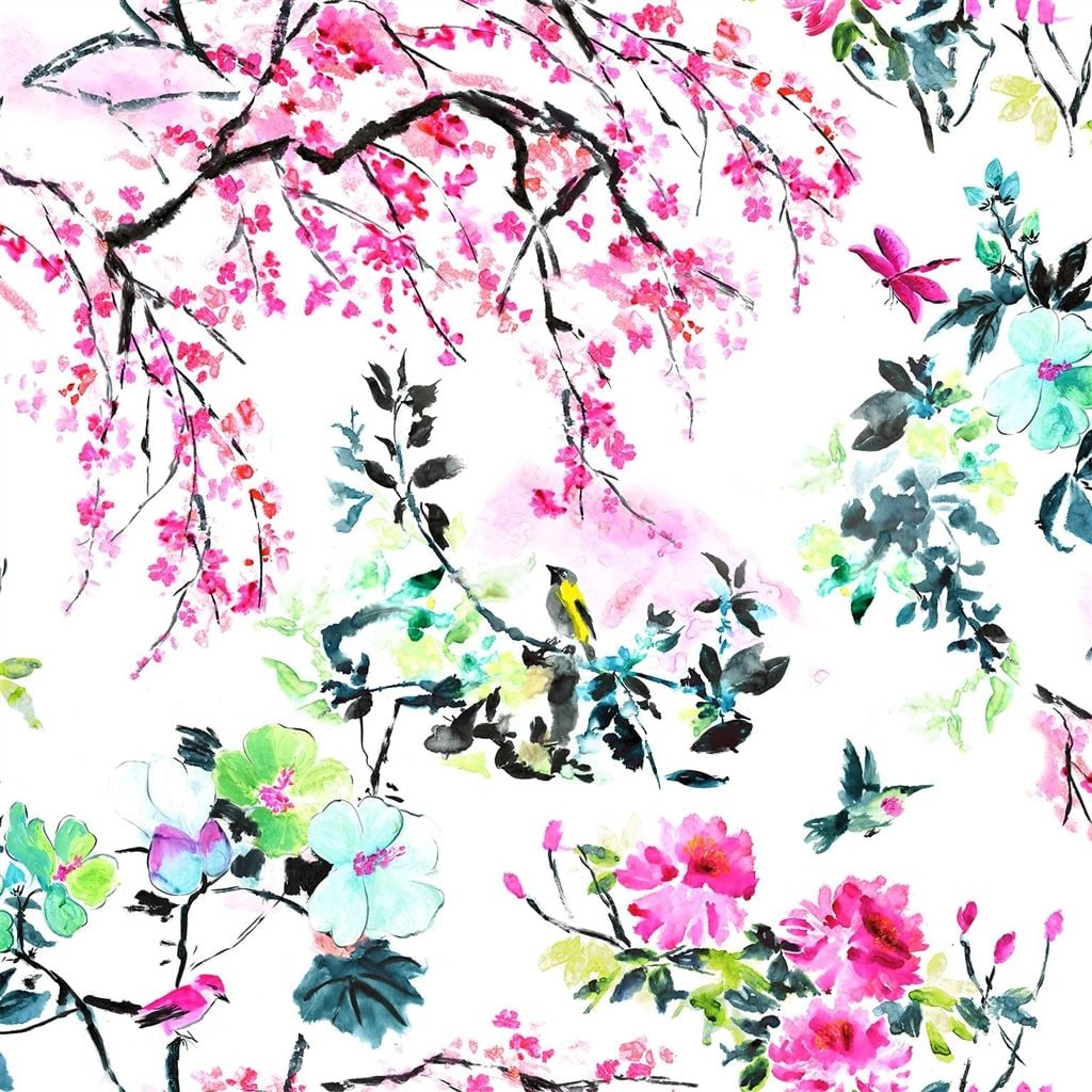 Chinoiserie Flower Peony — Designers Guild tyg