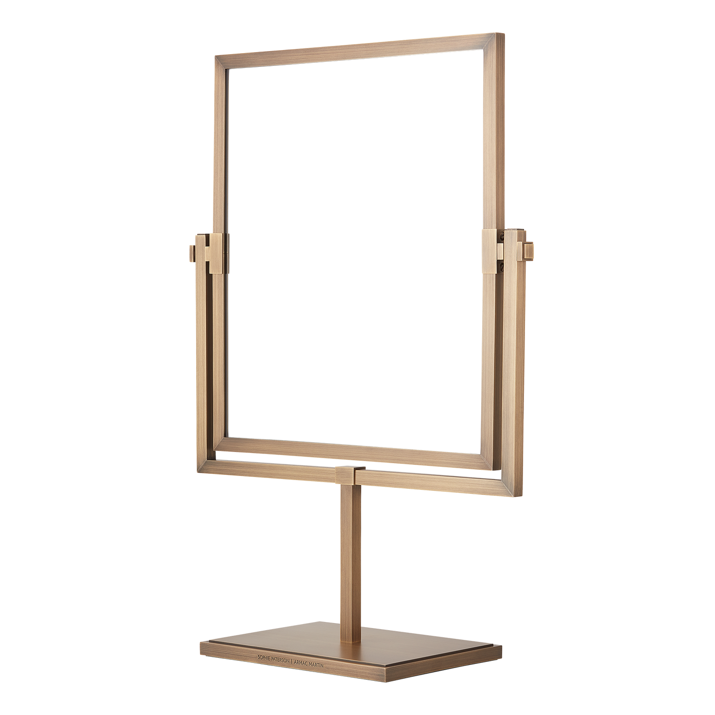 Claremont Sminkbordsspegel — Satin antik, satinlack.
