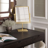 Claremont Sminkbordsspegel — miljöbild, Satin mässing, satinlack