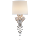 Claret Tail Vägglampa Burnished Silver Leaf