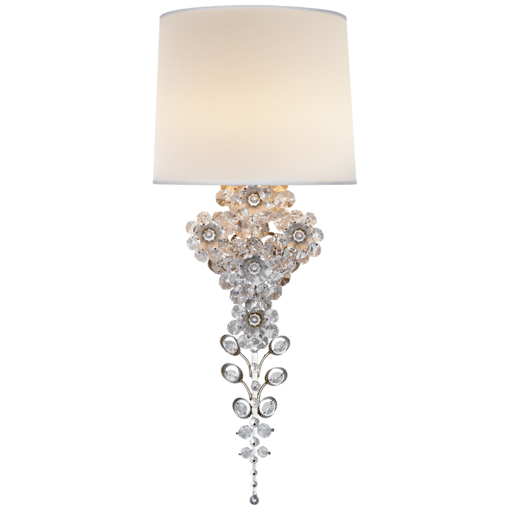 Claret Tail Vägglampa Burnished Silver Leaf