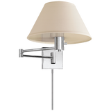 Classic Swing Arm Vägglampa Polished Nickel