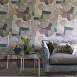 Clay Collage Ecru Tapet — Designers Guild i miljö