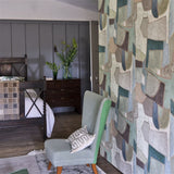 Clay Collage Ecru Tapet — Designers Guild i miljö