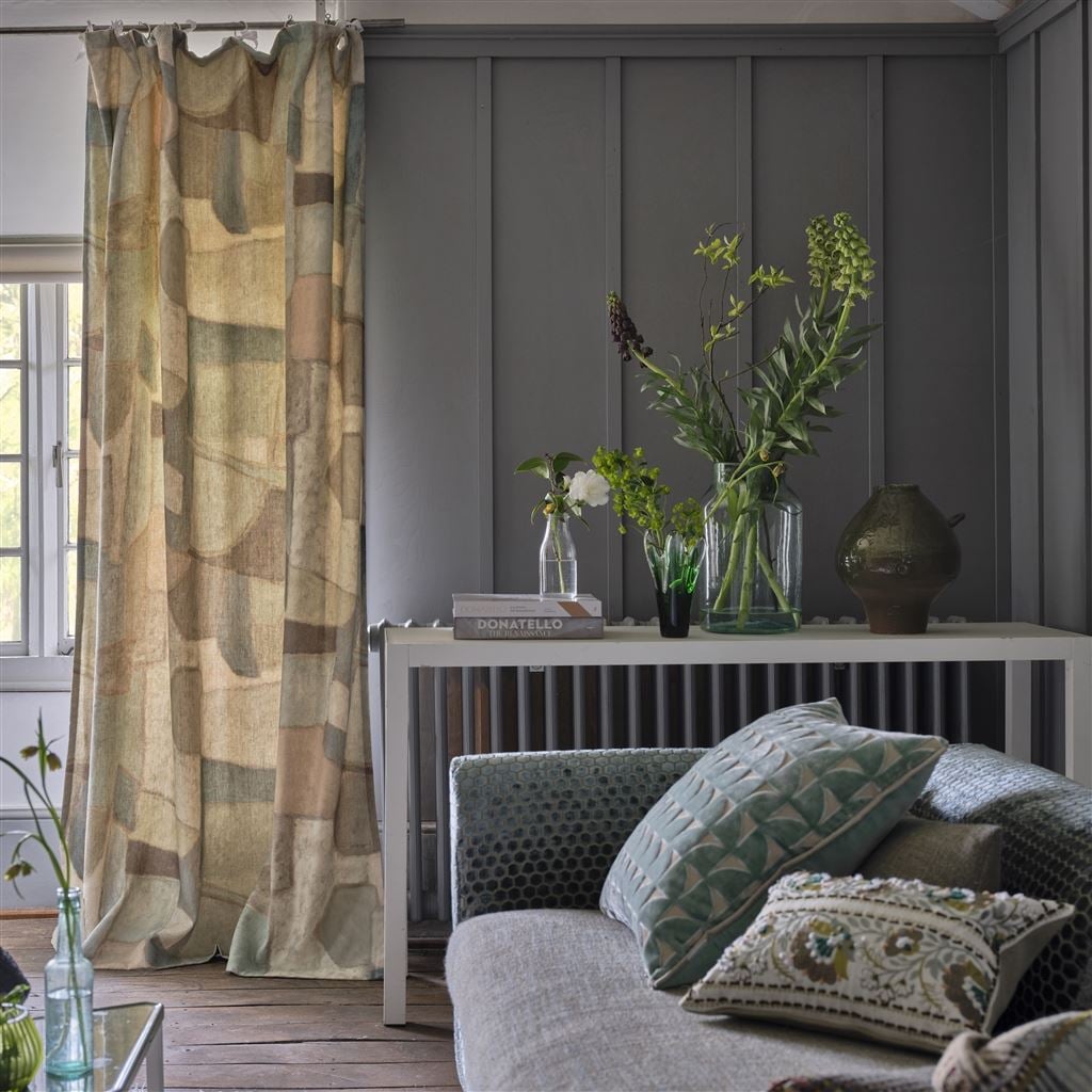 Clay Collage Tyg — Designers Guild i miljö