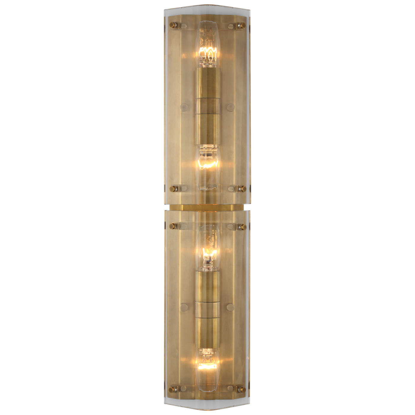 Clayton 25" Wall Vägglampa Clear Glass