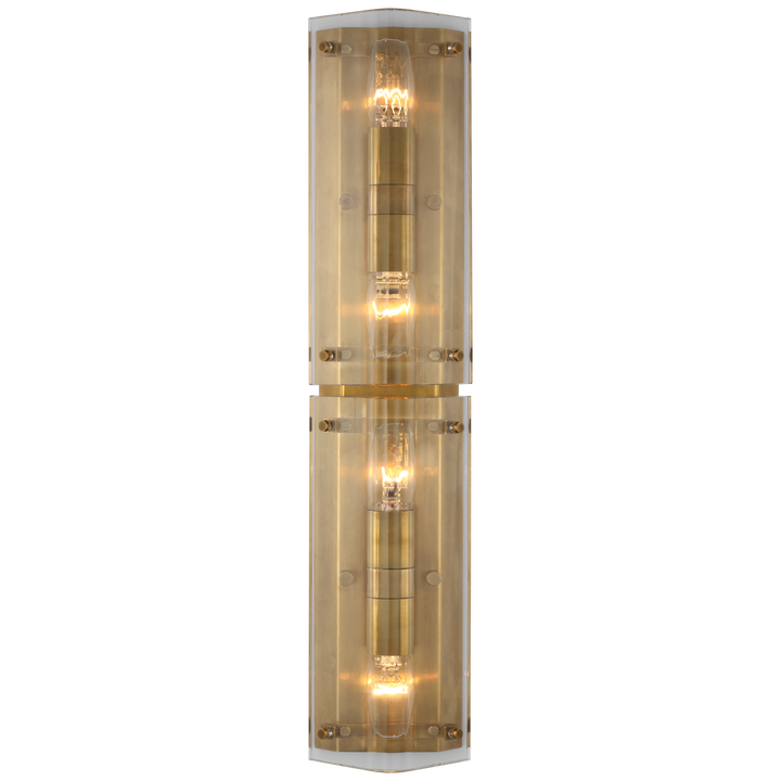 Clayton 25" Wall Vägglampa Clear Glass