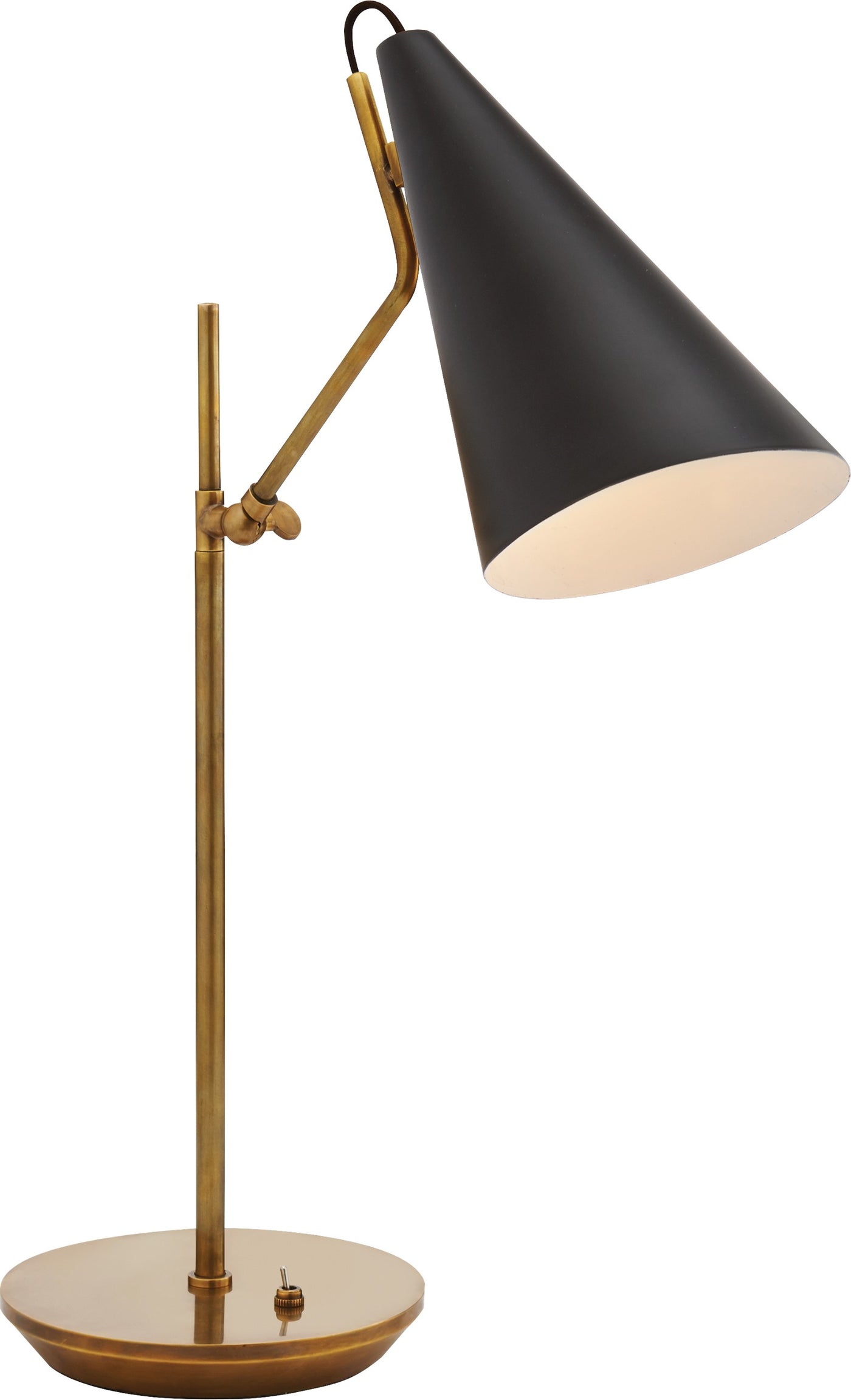 Clemente Bordslampa Antique-Burnished Brass
