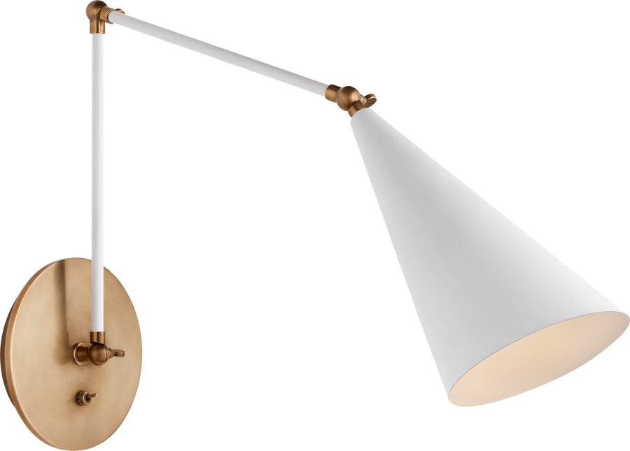 Clemente Double Arm Library Vägglampa — Visual Comfort
