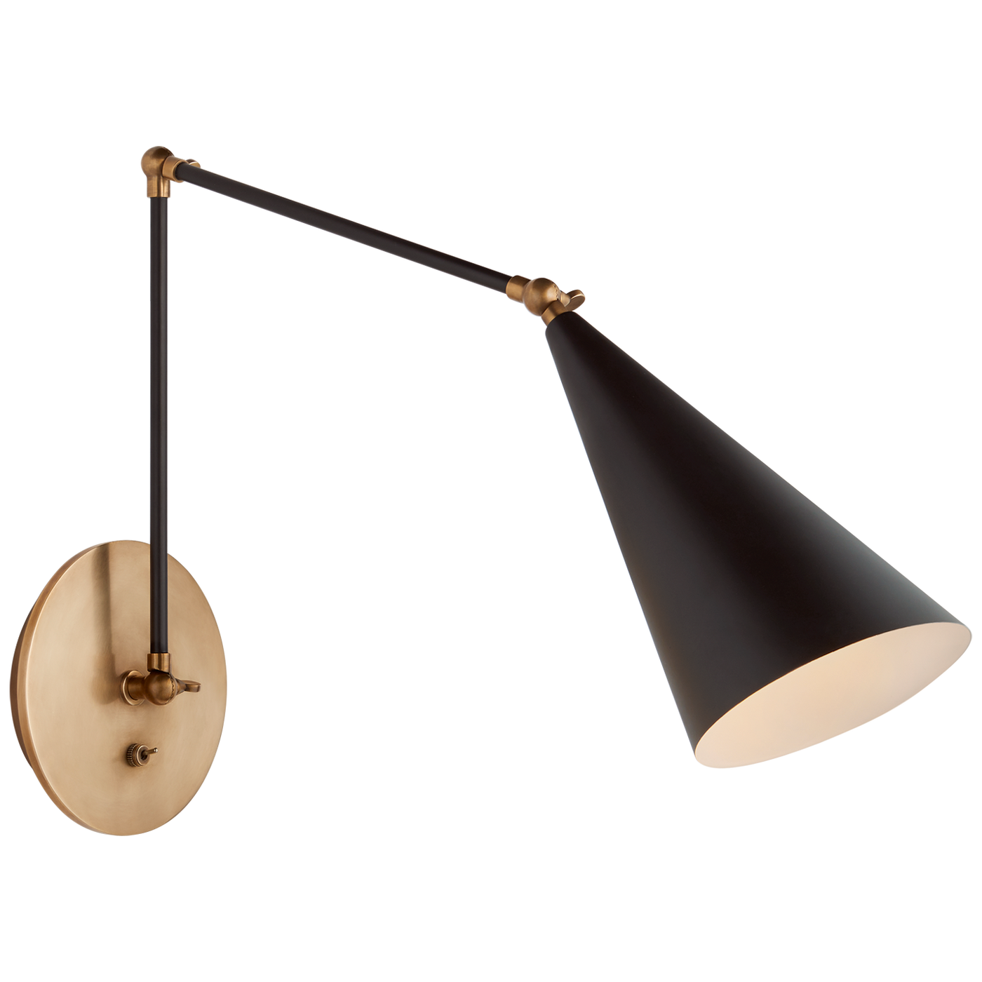 Clemente Double Arm Library Vägglampa miljöbild