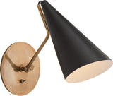 Clemente Vägglampa Antique-Burnished Brass