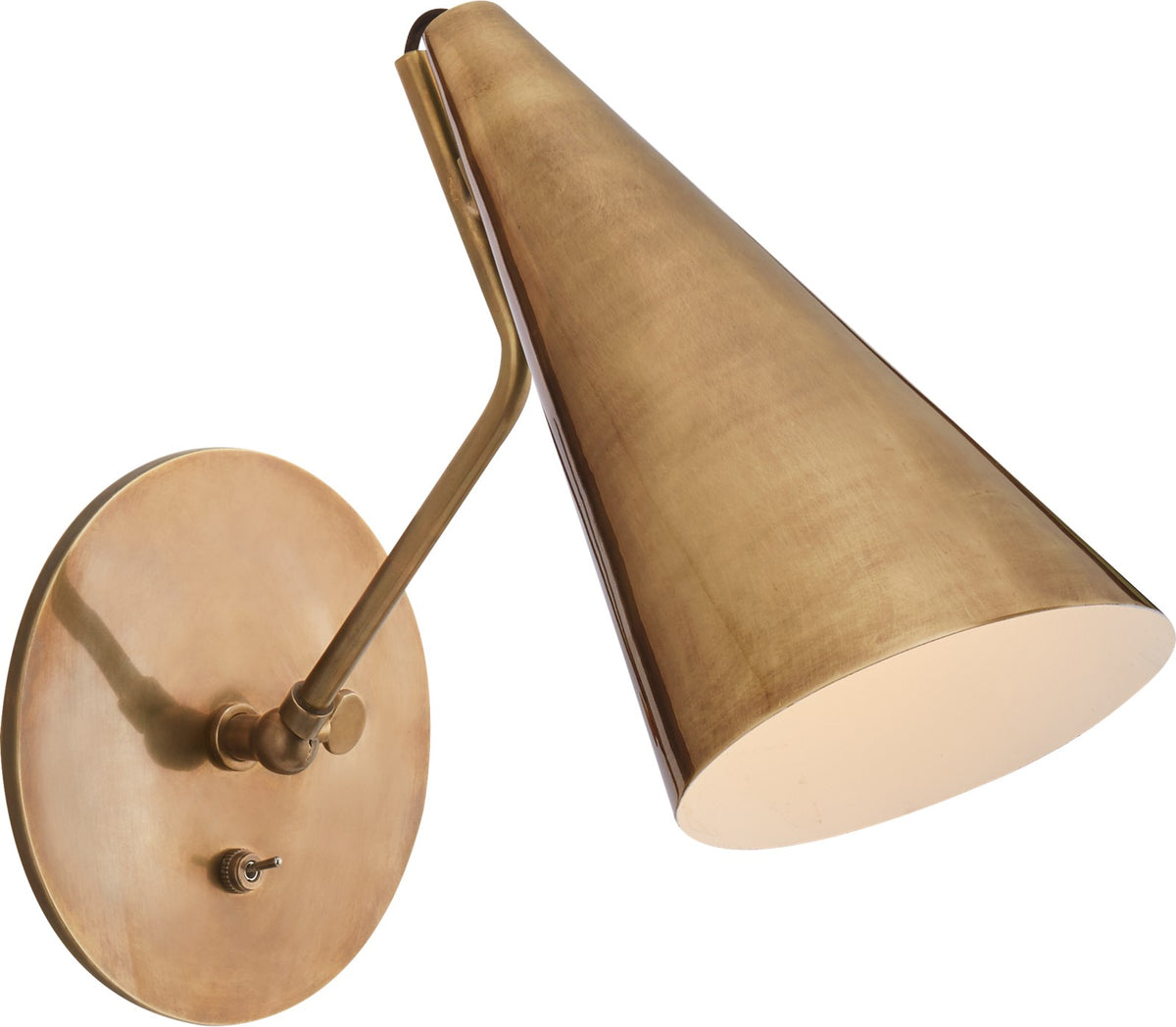 Clemente Vägglampa — Visual Comfort — Hand-Rubbed Antique Brass