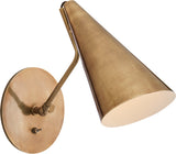 Clemente Vägglampa — Visual Comfort — Hand-Rubbed Antique Brass