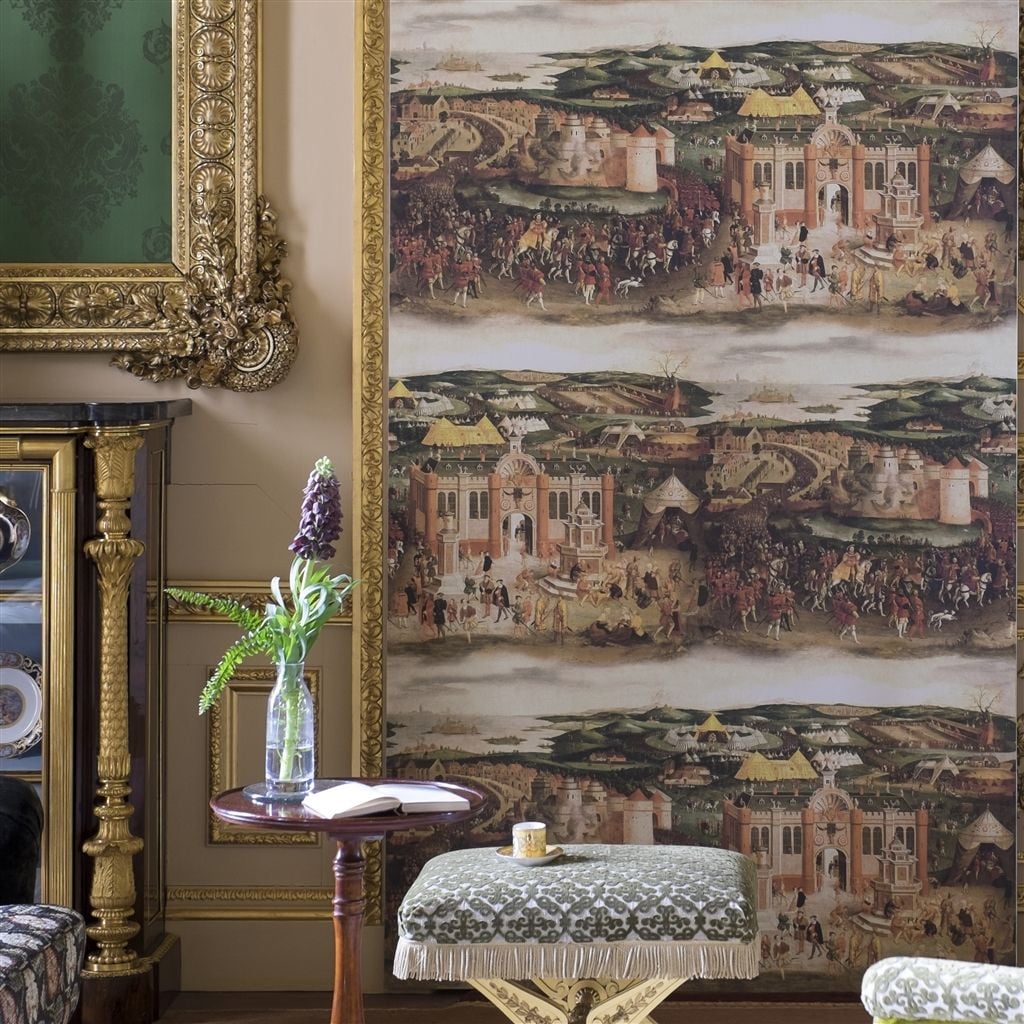 Cloth Of Gold Tapet — Designers Guild i miljö