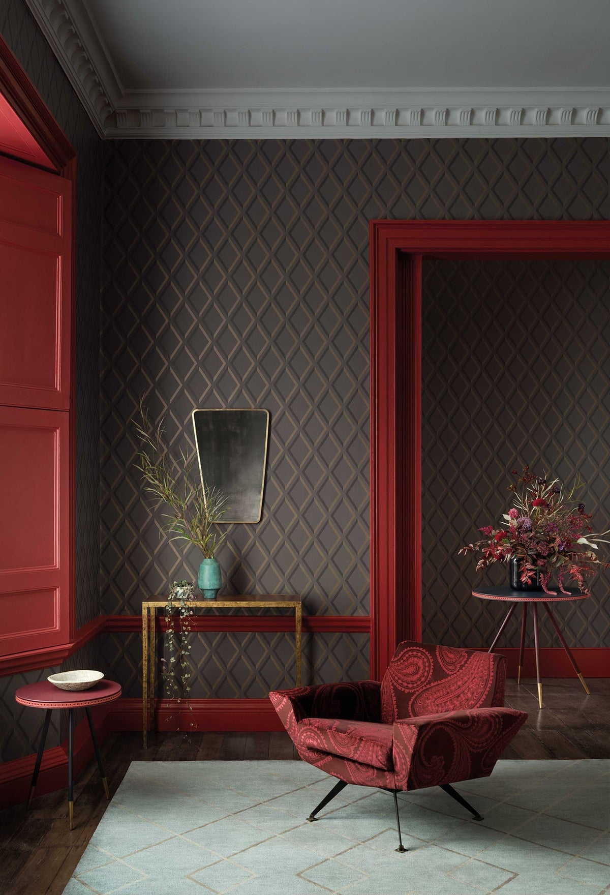 Pompeian Tapet — Cole & Son i miljö