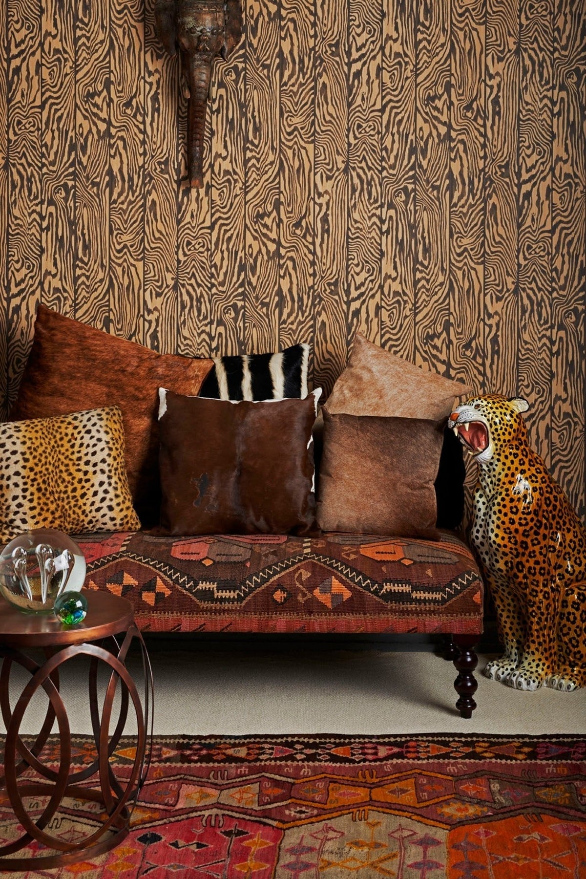 Zebrawood Tapet — Cole & Son i miljö